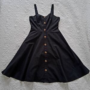 Wedtrend Black Midi Dress